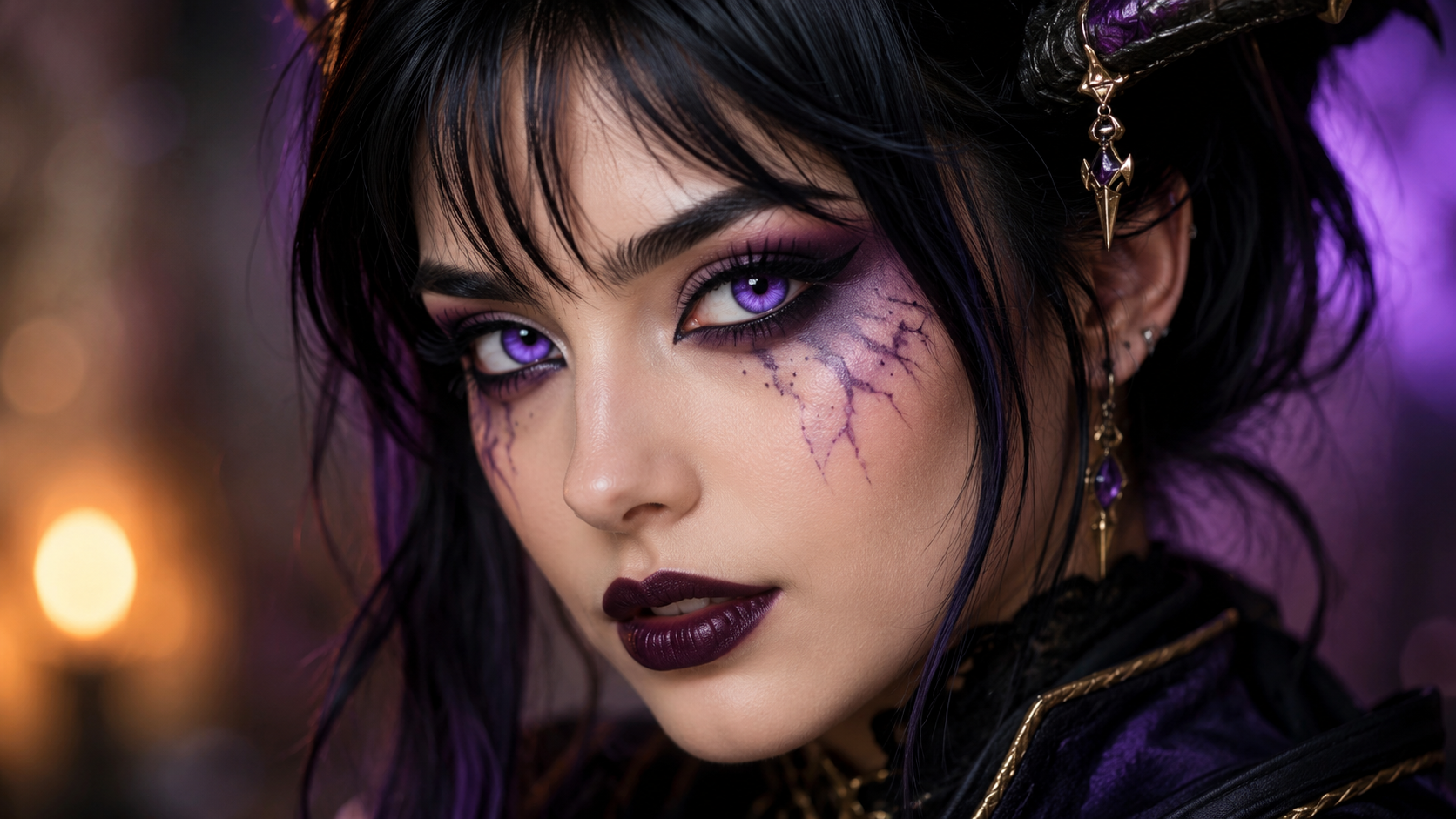 Fantasy eye colour for character styling